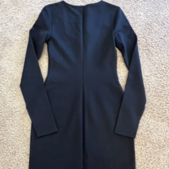 Abercrombie & Fitch Mid Length Long Sleeve Black Dress - Picture 2 of 2